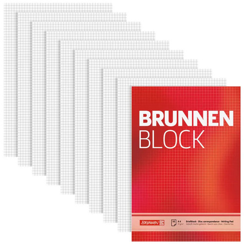 Brunnen briefblöcke din a4 - briefblöcke,