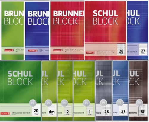 Brunnen schulblock - a4,