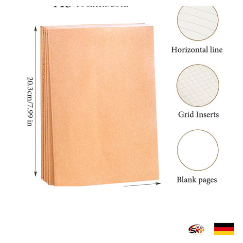 Notizbuch seiten a5 a4 - 72,