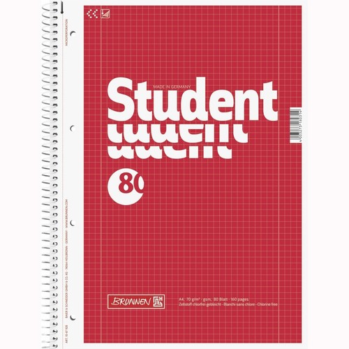 Collegeblock student - a4,