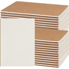 Notizbuch A5 kariert 48 Stück