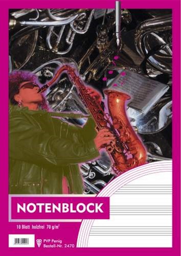 Notenblock din system 10 - notenblock, a4