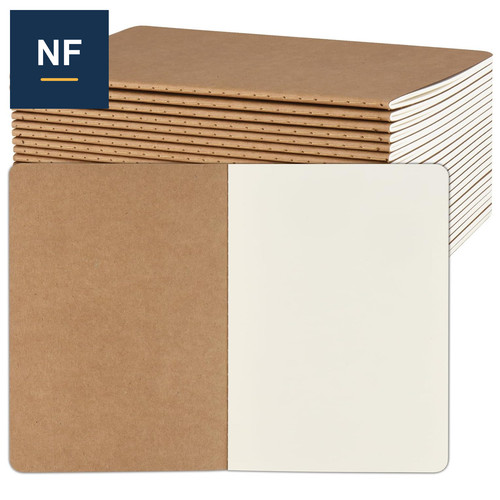Notizbuch blanko kraftcover - notizbuch, a5