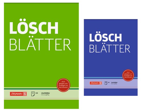 Löschblätter block a5 - (a4,