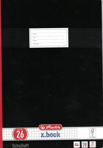 Herlitz oberschulheft din - din, a4
