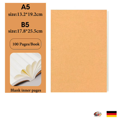 Notizbuch 100 200 blatt - a5,