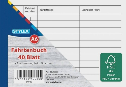 Fahrtenbuch din quer - fahrtenbuch,