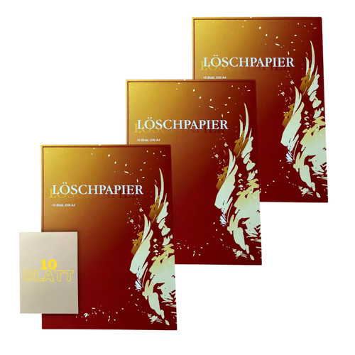 Löschpapier löschblätter - 3x,