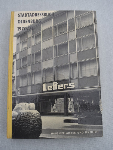 Adressbuch oldenburg 1970 - adressbuch,