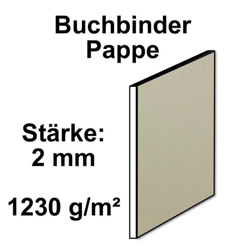 Buchbinderpappe mm - -,