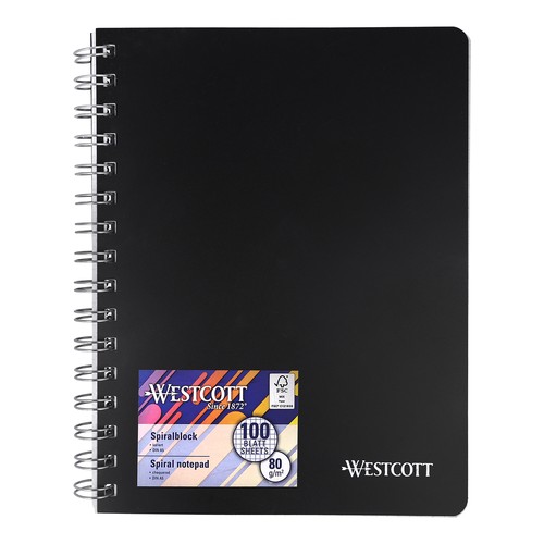 Westcott spiralblock notizbuch - spiralblock,